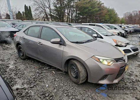 2016 Toyota Corolla L from USA, damaged, VIN 2T1BURHE4GC688344